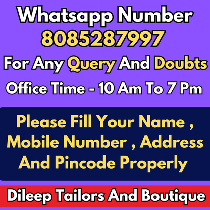 Three Piece Princess Cut Blouse Ready Paper Cutting In Leminated Art Paper With Book By Dileep Tailors |