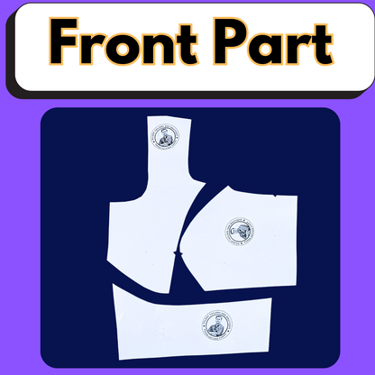 Three Piece Princess Cut Blouse Ready Paper Cutting In Leminated Art Paper With Book By Dileep Tailors |