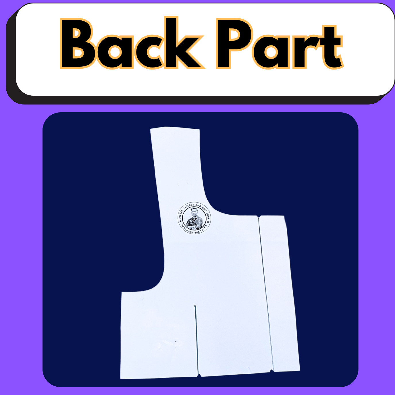 Three Piece Princess Cut Blouse Ready Paper Cutting In Leminated Art Paper With Book By Dileep Tailors |