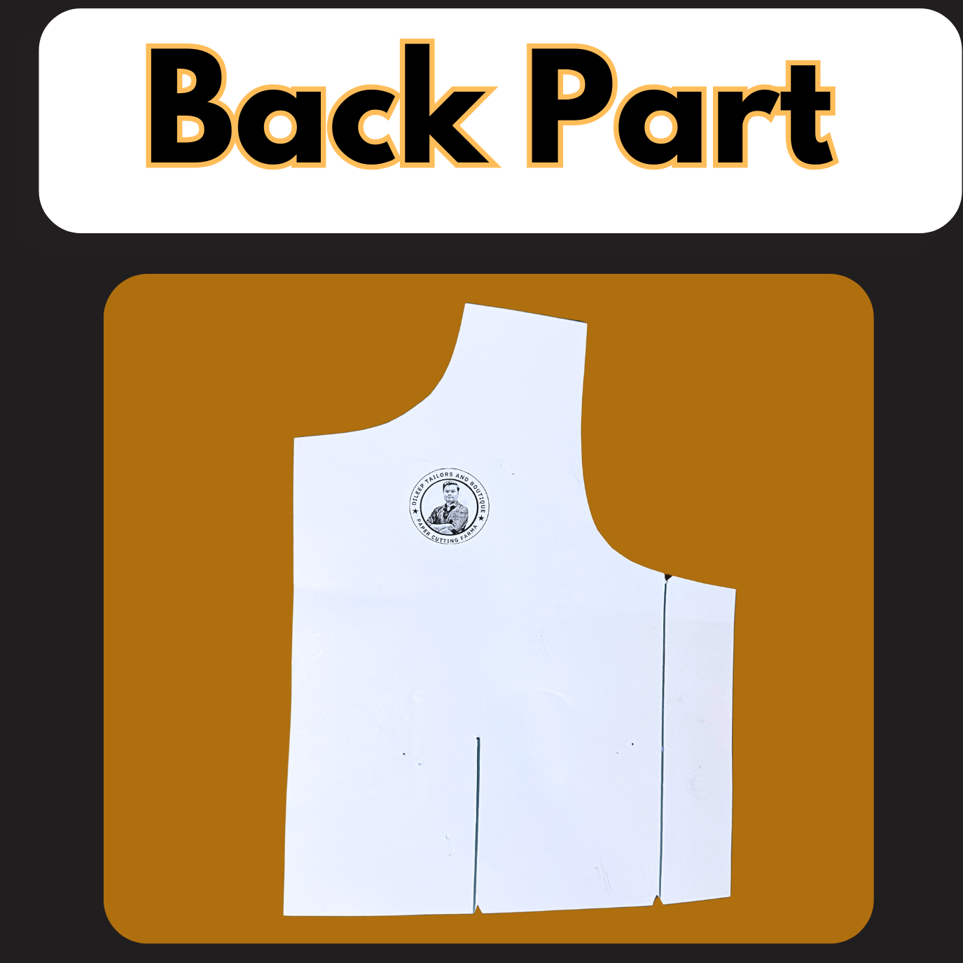 Boat Neck 4 Dot Belt Blouse Ready Paper Cutting With Book | Leminated Water Proof Paper Cutting |