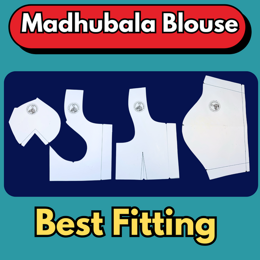 New Advance Madhubala Blouse Ready Paper Cutting By Dileep Tailors With Book |